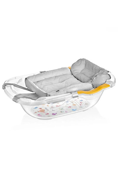 Babyjem Köpüklü Bebek Banyo Küvet Filesi Gri