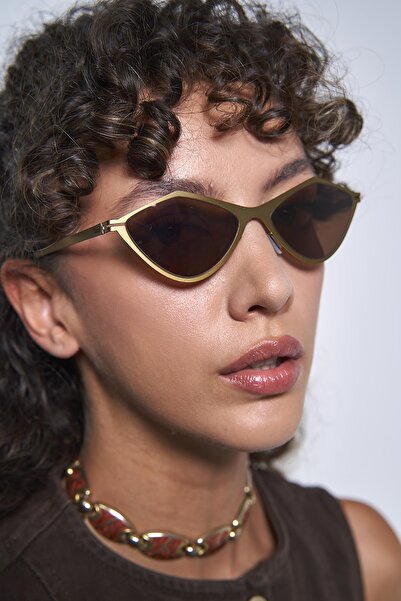 Bilge Karga Eclipse Antique Gold Brown Güneş Gözlüğü