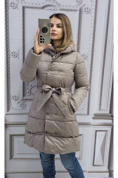 MAXORA SHOP Geacă damă reversibilă cu fermoar și capse