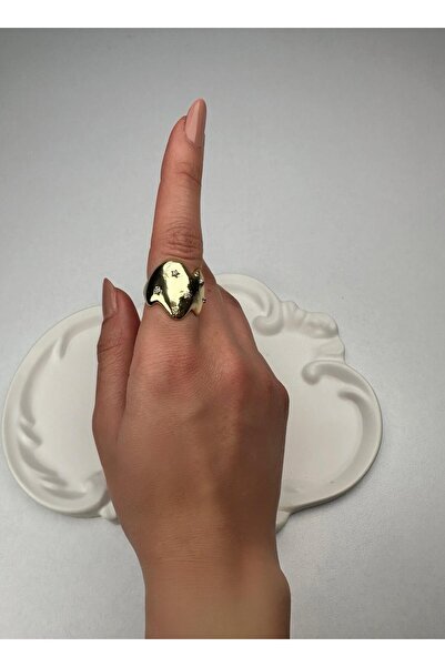 Kius خاتم ذهبي مرصع بالنجوم من السلسلة الخاصة