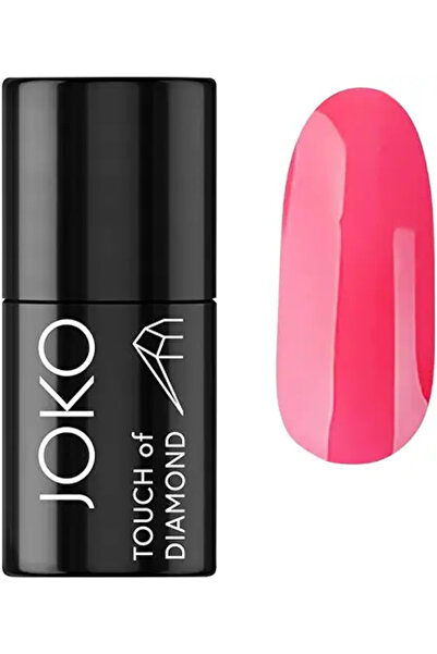 Joko طلاء أظافر تاتش أوف دايموندز، لون مرجاني مشمس، درجة 46