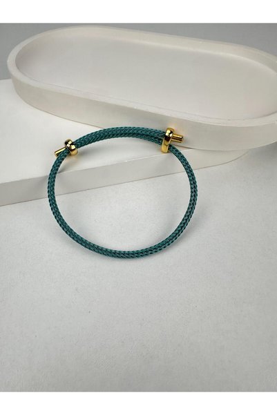 Kius Special Series Turquoise Steel Rope Bracelet