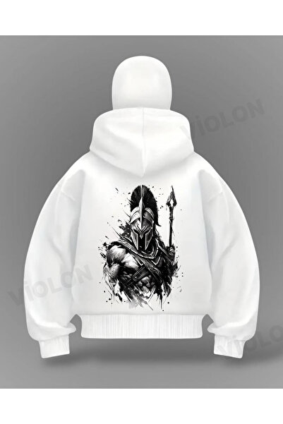 Violon سترة كبيرة الحجم من تشامبيونز ليو ديتيل بتصميم قناع كامل