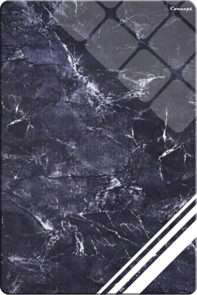 CONCEPT CAM 2-Piece Tempered Glass Cutting Board 20X30 & 25X35 cm |   Marble Patterned Hygienic Kitchen Chopping Glass