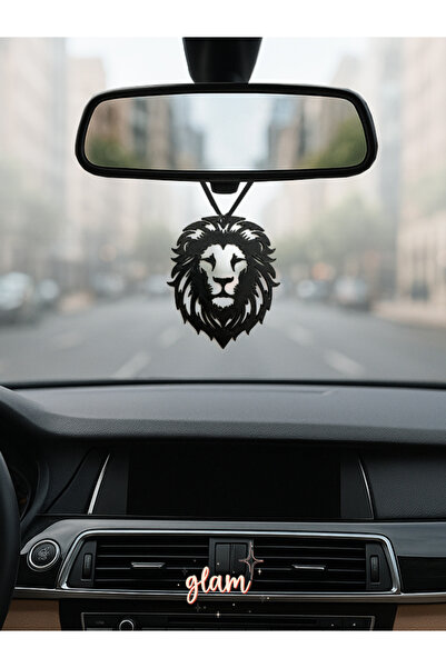 GLAM DEKORASYON Araba Dikiz Aynası Süsü, Aslan Burcu & Galatasaray Cimbom Tar...
