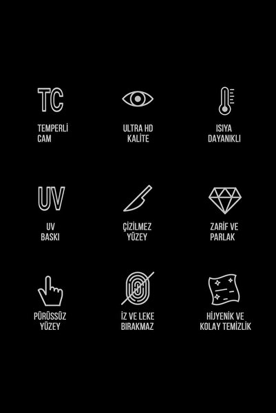 CONCEPT CAM Premium 2-Piece Tempered Glass Cutting Board 20X30 & 25X35 cm |   Log Pattern Hygienic Kitchen Chopping Glass