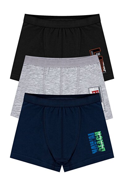 Öts Αγόρια Μπόξερ Τριπλό Συσκευασία με στάμπα (96% βαμβάκι - 4% ελαστάνη)