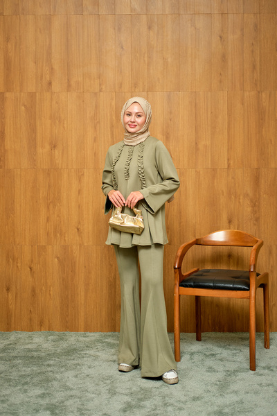 LOCCO Kadın Godeli İkili Takım Yeşil