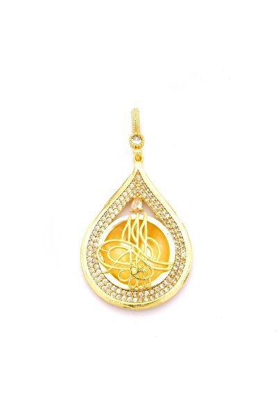 FerizZ Altın Kaplama Tuğralı Kolye Ucu TGR-719