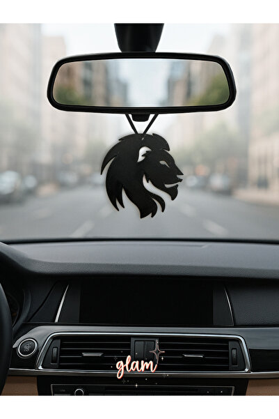 GLAM DEKORASYON Araba Dikiz Aynası Süsü, Aslan Burcu & Galatasaray Cimbom Tar...