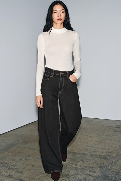 HAKKE Simit Yaka İnce Fitilli Blouse