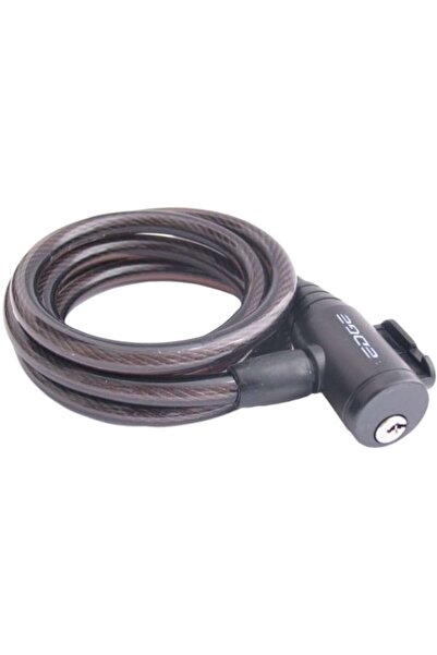 Edge Antifurt bicicleta EDGE, 8 mm x 120 cm, 2 cheie, Negru