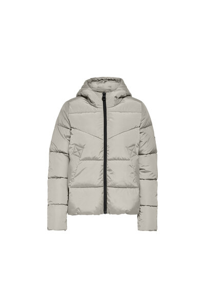 ONLY Onlnewamanda Women's Casual Coat 15300257-PUMICE-STONE Gray