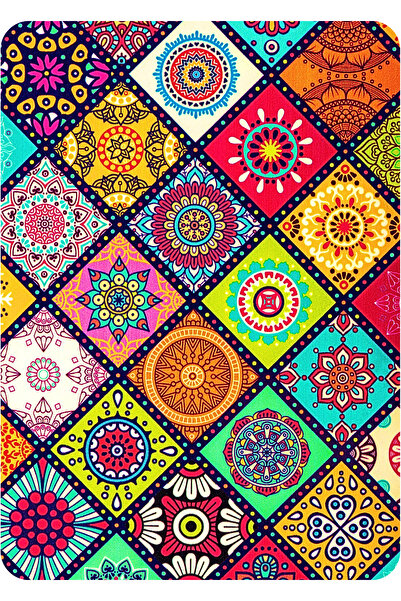 CONCEPT CAM Premium 2-Piece Tempered Glass Cutting Board 20X30 & 25X35 cm |   Ethnic Pattern Hygienic Kitchen Chopping Glass