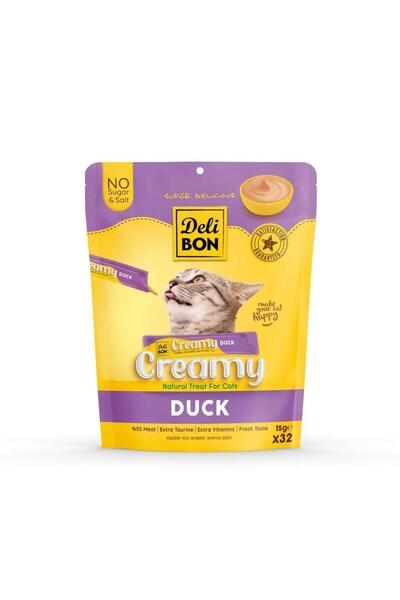 Delibon Creamy Ödül Maması Ördekli 15gr 32li Paket