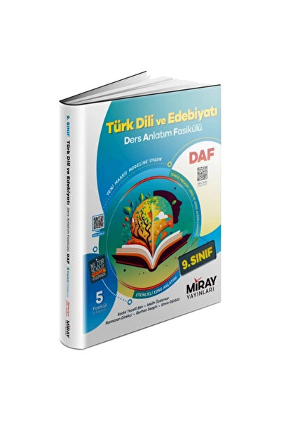 Miray Yayınları Miray 9. Sınıf Türk Dili Ve Edebiyatı Daf Ders Anlatım Fasikü...