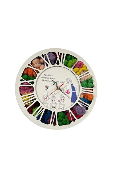 ALVAL Pictură decorativă cu licheni stabilizați, gravată cu mesaj pentru profesor/profesor, Cl