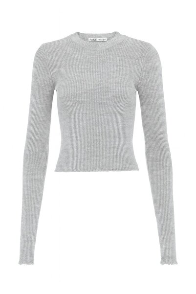 HAKKE Simit Yaka İnce Fitilli Blouse