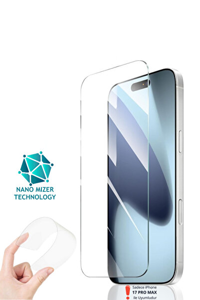 Evax (Nano Cam) iPhone 17 Pro Max Uyumlu Ultra İnce Darbe Korumalı Esnek Nano...