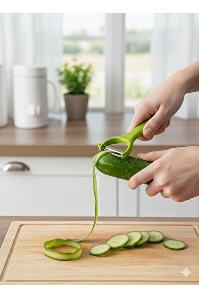 WareHause0 Çok Amaçlı Jülyen Soyucu Meyve Sebze Soyacak Salatalık Kabak Havuç...