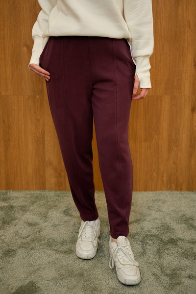 LOCCO Women's Modal Pants Plum