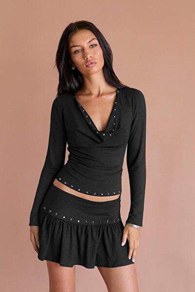 World Fashion Trends 9083 Shorts Skirt Degaje Bluz Zimba Detail Suit