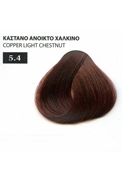 EXCLUSIVE PROFESSIONAL Hair Dye, 5.4 Copper Light Chestnut, 100ml with olive oil