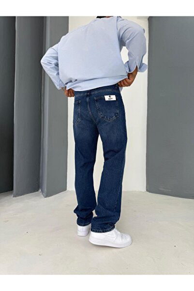 Combineman35 Ripped Detail Baggy Cut Jeans