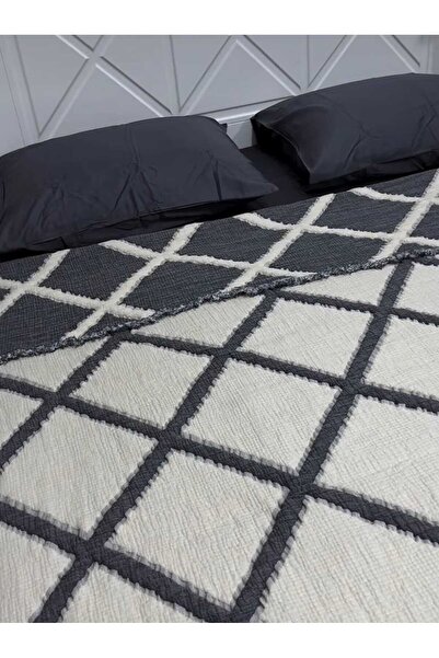 Ceyizza Muslin Fiber Filled Bedspread (Quilt) - 230X250Cm