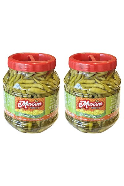 Mevsim Acı Biber Turşusu 1350 gr x 2 Adet