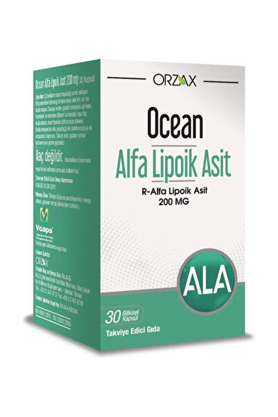Ocean Alpha Lipoic Acid 200 Mg 30 Tablets