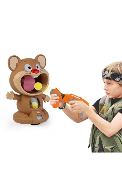 OEM Children's Target Shooting Game, Sport Game Brown, with Lights and Sounds