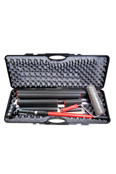 Lanoliv Set 4 gletiere profesionale, inox, 20, 40, 60, 80 cm, adaptor, maner prelungitor 0.73-1.2 m rola