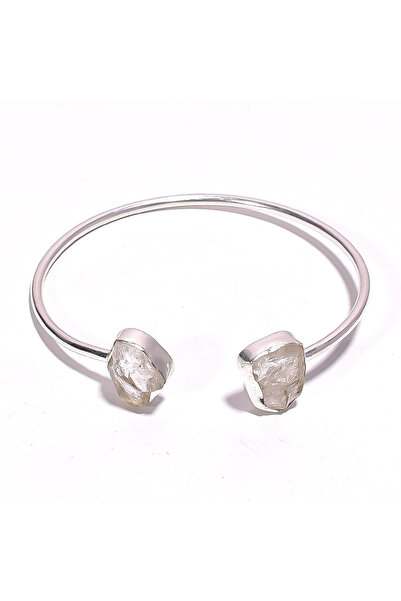 ElectraStore Brățară Bangle Din Argint 925 Cu Pietre Prețioase Crystal