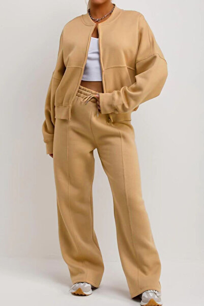 BARLİZ Set de trening pentru femei, model bomber, model în tendințe, conforta...