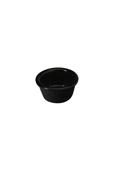 Moratti România Set of 12 sauce bowls, black polycarbonate, 8 cm