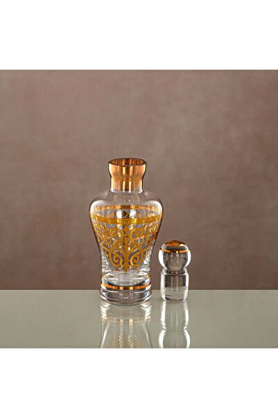 Generic Almarjan Perfume Bottle Clear & Gold 12.5 tola