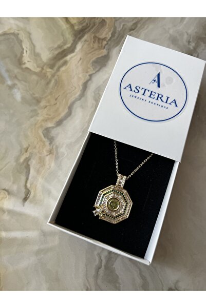 Asteria Jewelry Geometrik Altın Kaplama Kolye