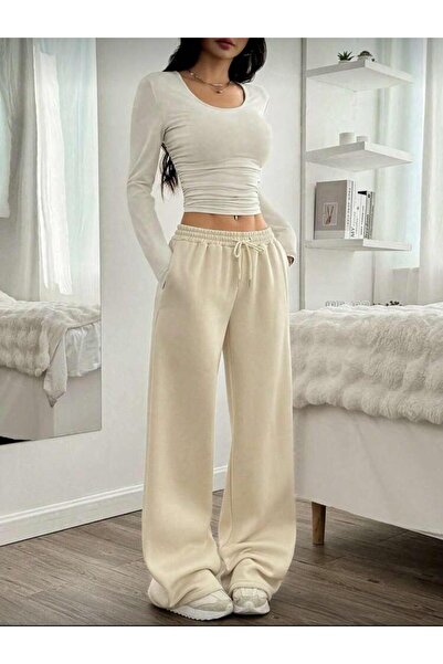 Le Vion Kadın Baggy Salaş Eşofman ALTI Esnek Rahat Kumaş