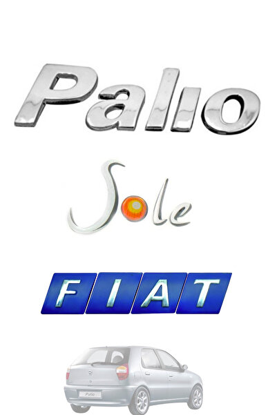 MEFAUTO الحروف والشعار الخلفي المتوافقين مع سيارة فيات باليو سول