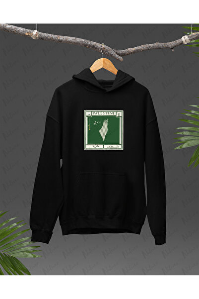 Nulivez هودي كبير الحجم للجنسين بتصميم فلسطيني مطبوع عالي الجودة