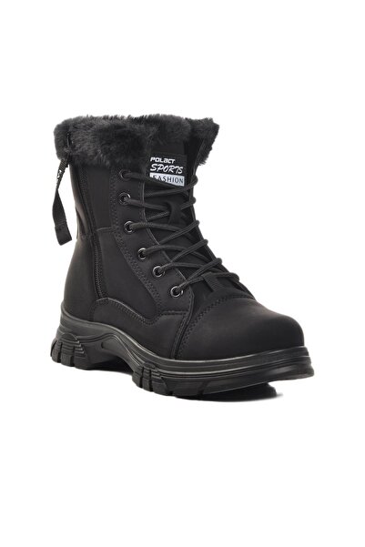 WALKWAY Polact 24072 Z Siyah-Zümrüt Kadın Bot