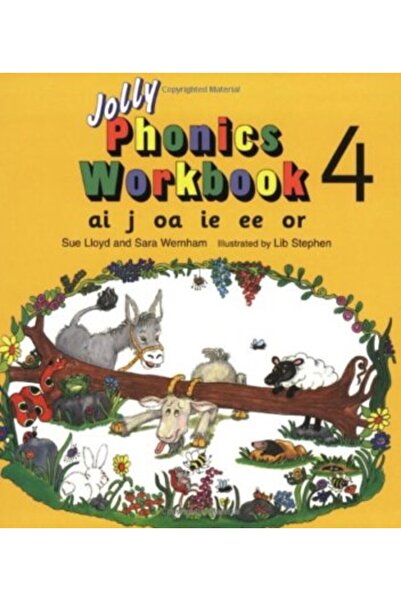 DAR Jolly Phonics Workbook 4: ai, j, oa, ie, ee, or