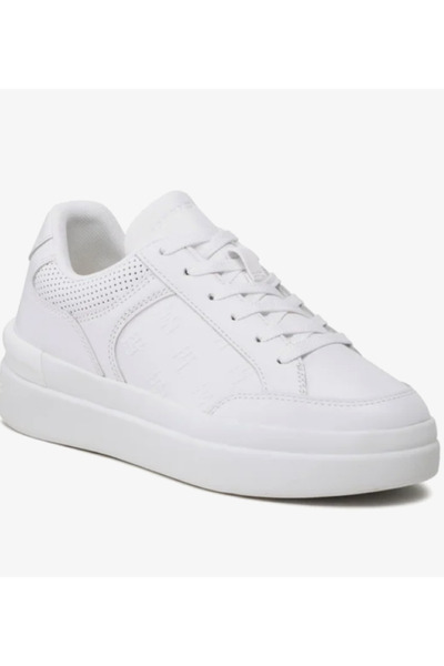 Tommy Hilfiger Sneakersy Embossed Court Kadın Sneaker FW0FW07297