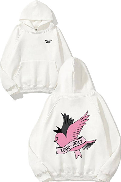 THEWERT Φούτερ με κουκούλα με στάμπα στην πλάτη Lil Peep Crybaby Design
