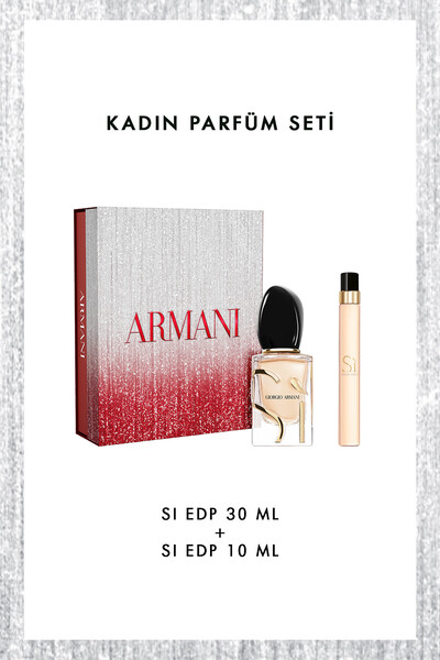 Giorgio Armani Si EDP 30 ml + 10 ml Kadın Parfüm Seti 3614274683615