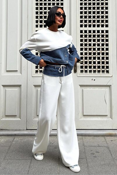 Lijuri Джинсовий асиметричний комплект з модалом 10269