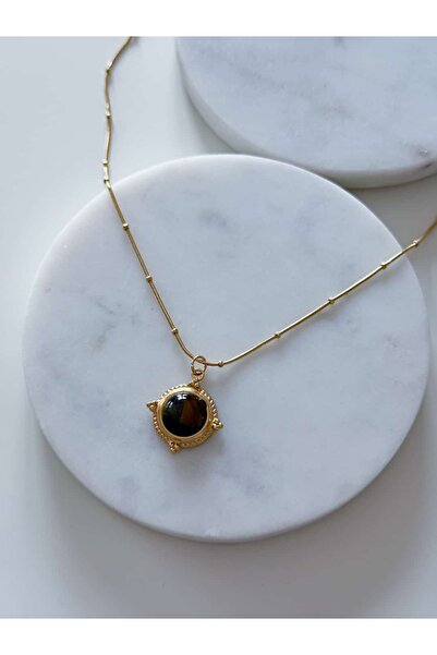 CHARMLUCKY قلادة من الفولاذ المقاوم للصدأ