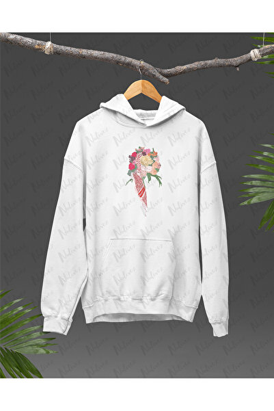 Nulivez هودي كبير الحجم للجنسين بتصميم فلسطيني مطبوع عالي الجودة