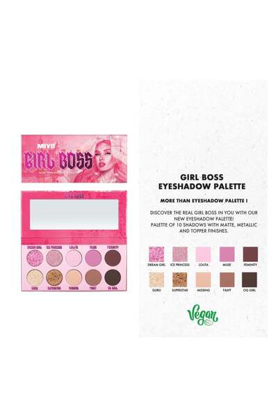 MİO لوحة ظلال العيون جيرل بوس من - ١٠ ألوان - ١٣ جم